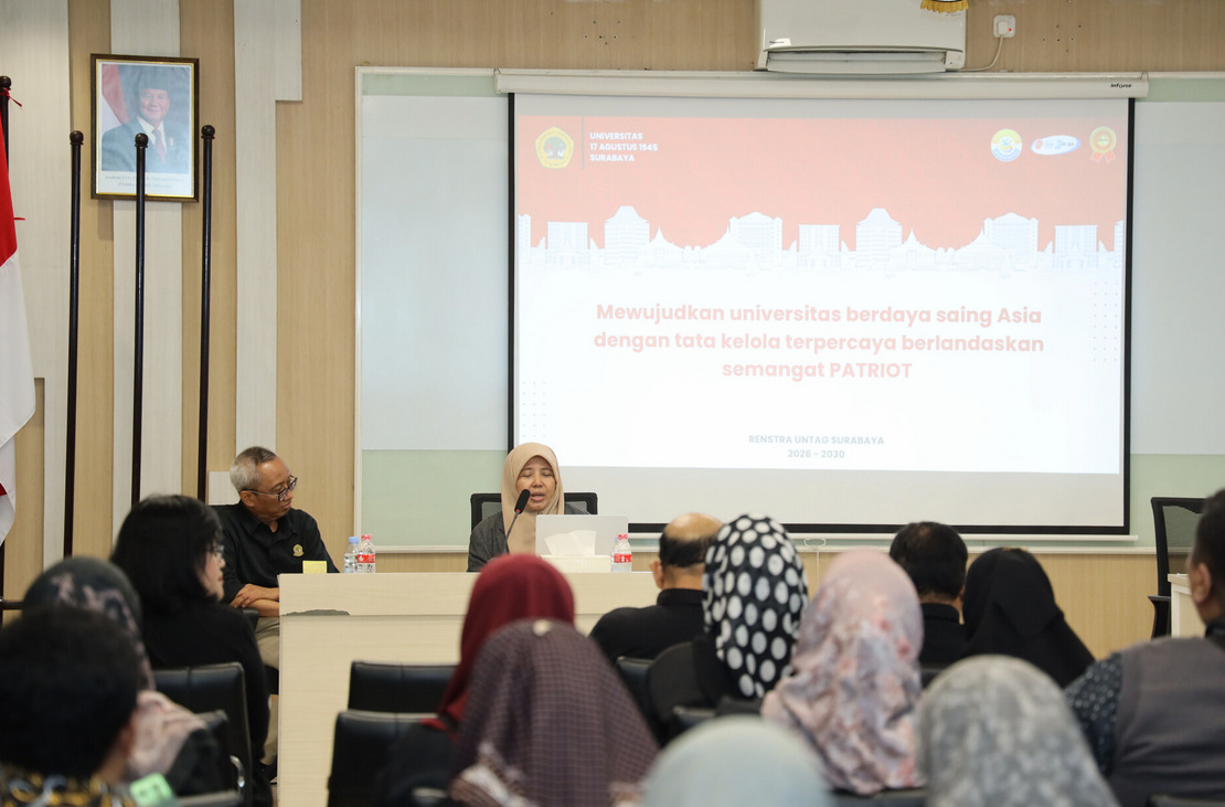 Sosialisasi Renstra: Untag Surabaya Luncurkan Renstra 2026-2030, Wujudkan Universitas Berdaya Saing Asia dengan Semangat 'PATRIOT'