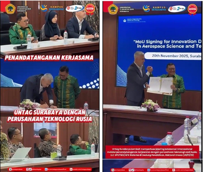 Untag Surabaya terus memperkuat langkah internasionalisasi menuju Kampus World Class