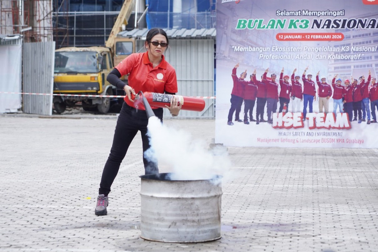 YPTA Surabaya Bekali CIvitas Academica Tingkatkan Kesiapsiagaan Pencegahan Kebakaran