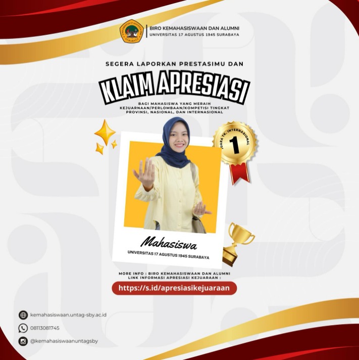 Untag Surabaya Memberikan Subsidi SPP Bagi Mahasiswa Berprestasi