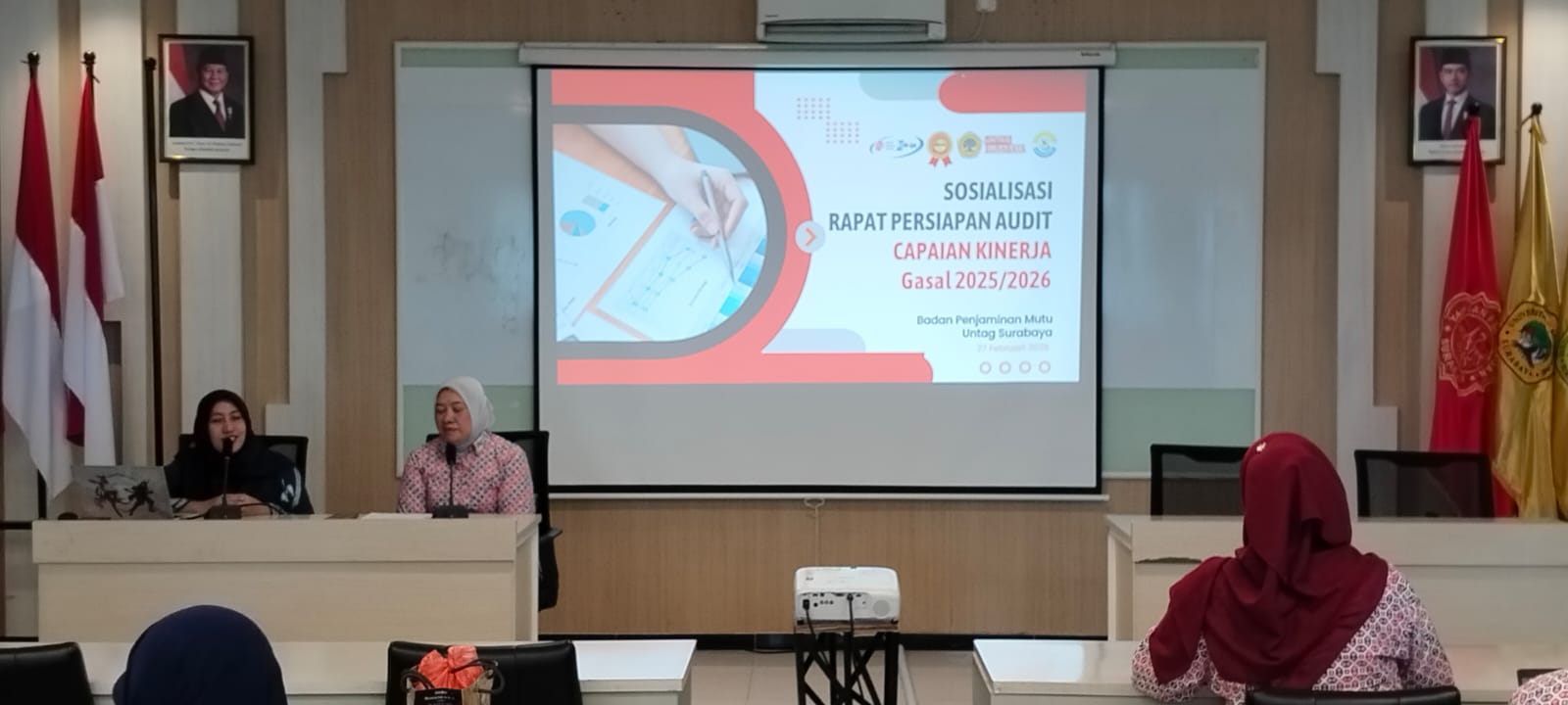 Sosialisasi dan Penyamaan Persepsi Instrumen Kertas Kerja Audit Capaian Kinerja Semester Gasal Tahun Akademik 2025/2026