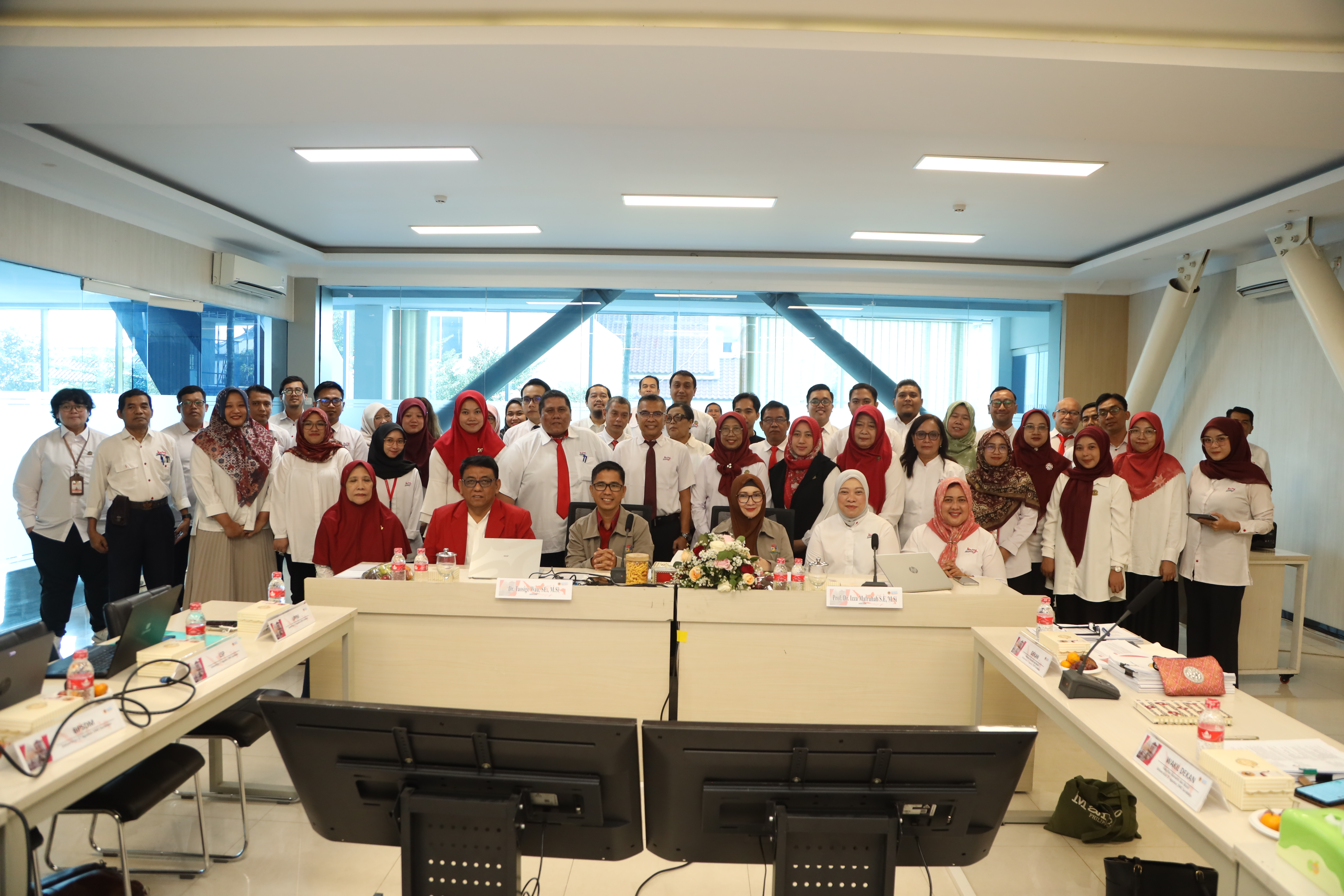 Untag Surabaya Laksanakan Assessment Lapangan Reakreditasi Prodi Ekonomi Pembangunan oleh LAM EMBA