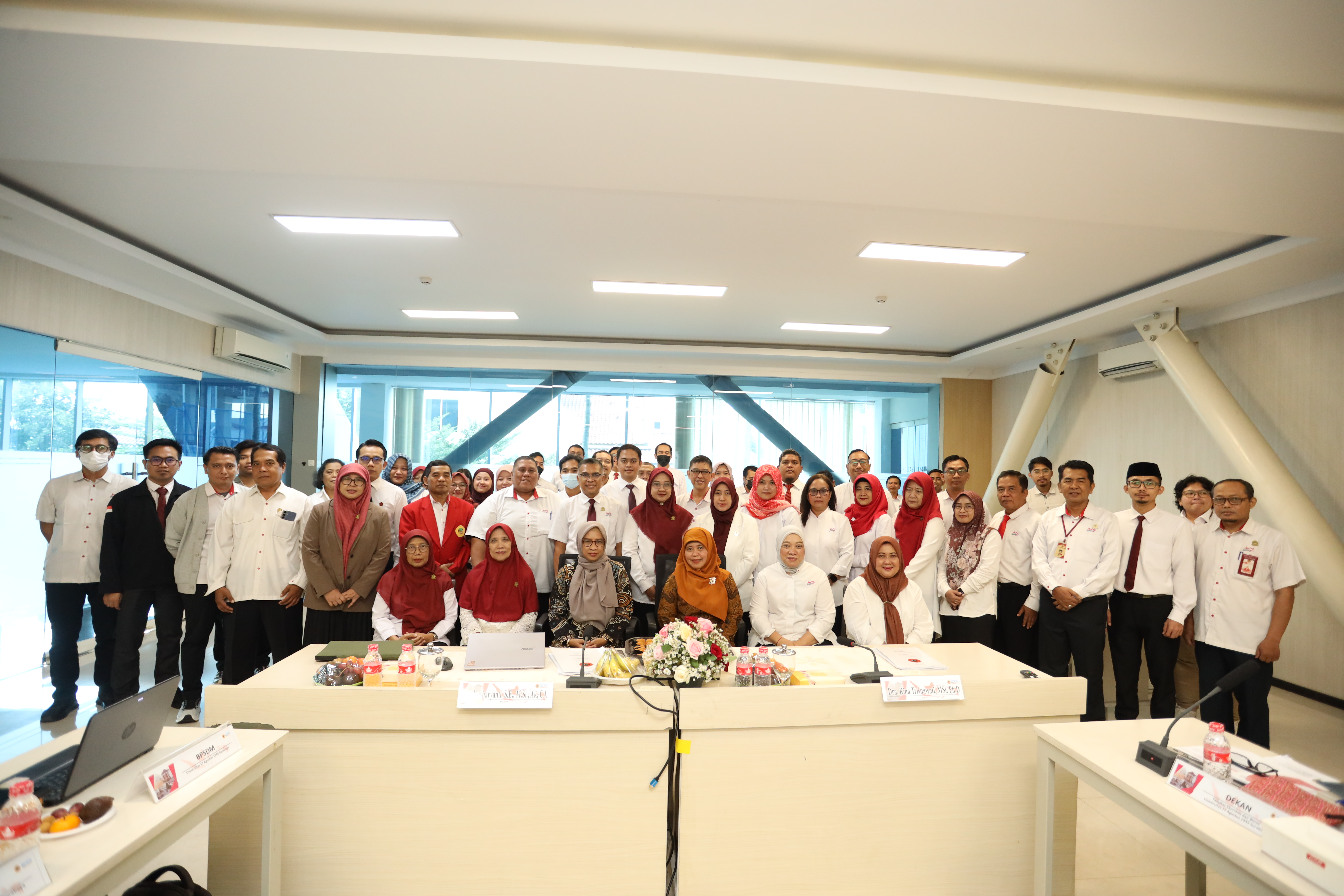 Untag Surabaya Laksanakan Assessment Lapangan Reakreditasi Prodi Sarjana Akuntansi oleh LAM EMBA