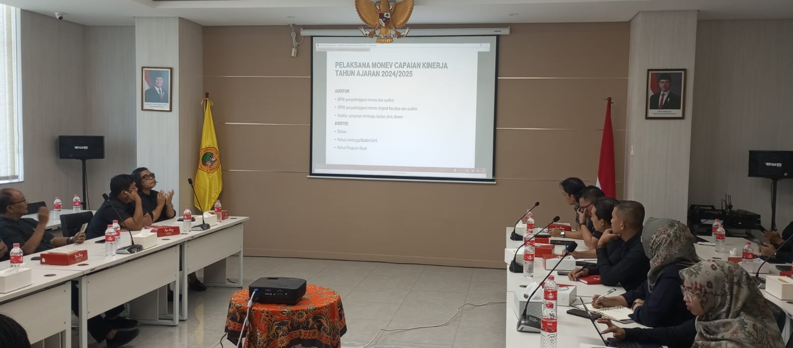 Sosialisasi dan penyamaan persepsi instrumen kertas kerja Monev Kemajuan Capaian Kinerja Tahun Akademik 2024/2025