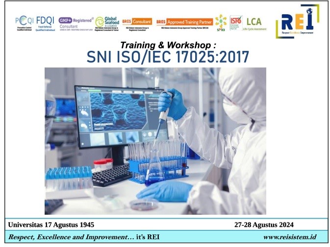 Materi Pelaihan ISO SNI ISO IEC 17025:2017 Untuk Akreditasi Laboratorium 